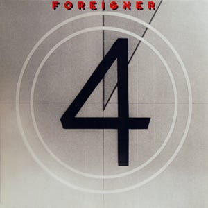 Foreigner Album Cover for "4"