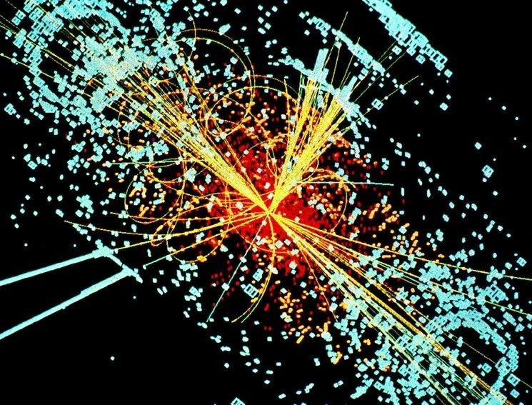 Higgs boson formation during proton collision