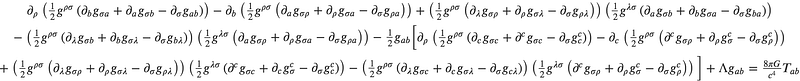 The Basic Equation of General Relativity