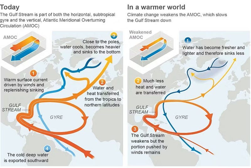 Gulf Stream and Climate Change