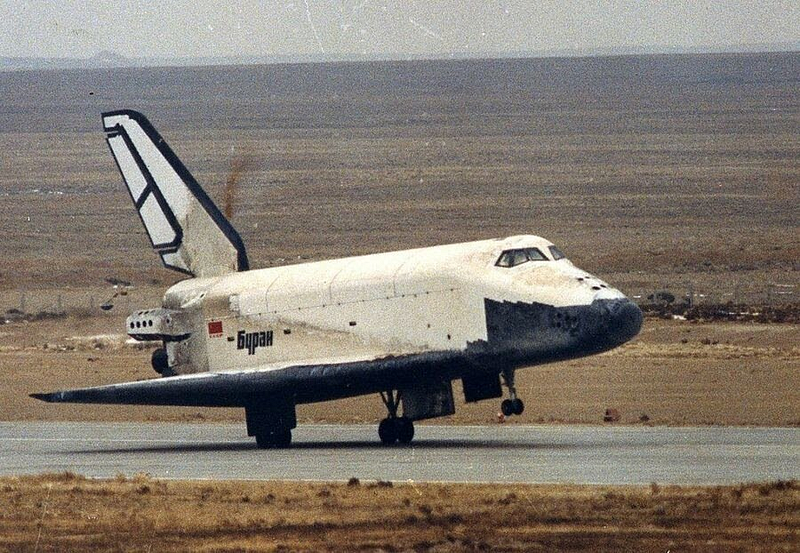 Buran Spacecraft in Flight