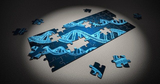 DNA editing concept