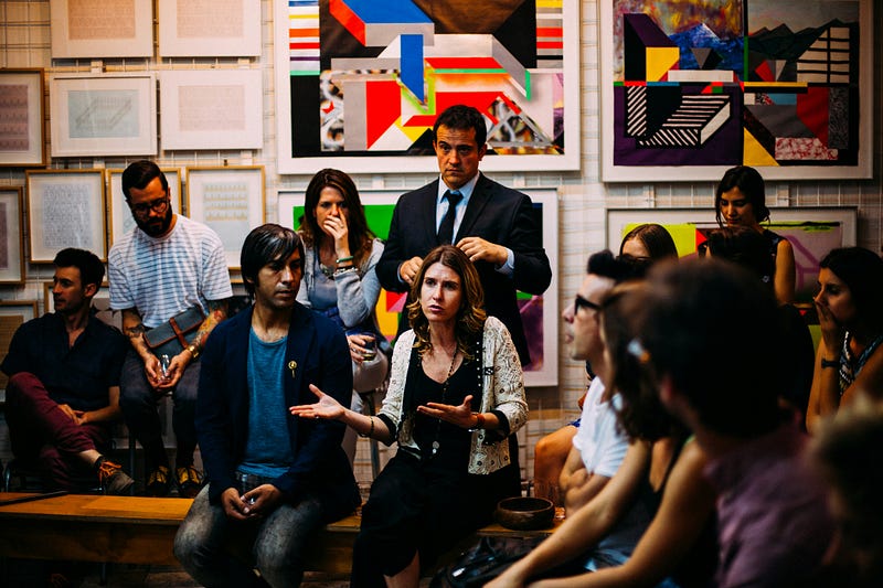 Daniel Kahneman engaging with instructors