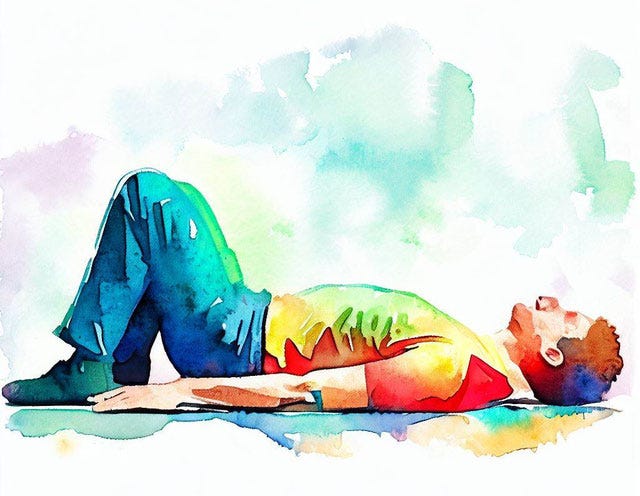 Relaxation and wellness through the semi-supine position