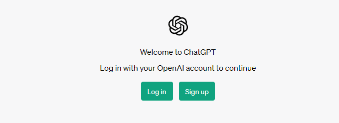 ChatGPT User Interface