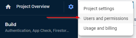 User management dashboard