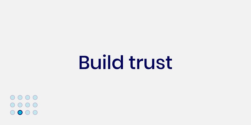 Establishing trust within your team