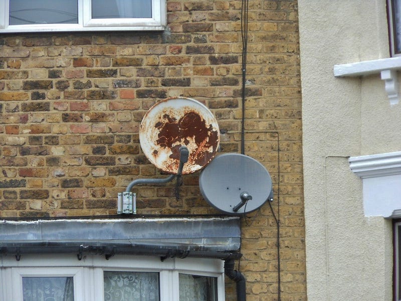 Sky Satellite Dish: A Symbol of the Past