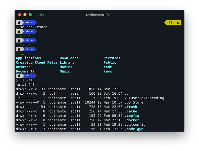 Customized terminal appearance