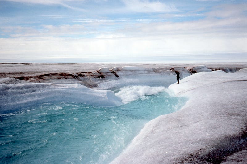 The oceans' slow transition into a frozen state