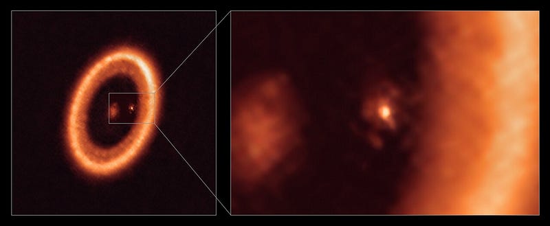 ALMA observations revealing the first exomoon