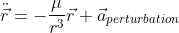 Modified equations of motion