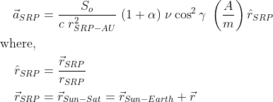 Acceleration vector representation