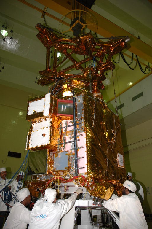 Chandrayaan-1 spacecraft before launch