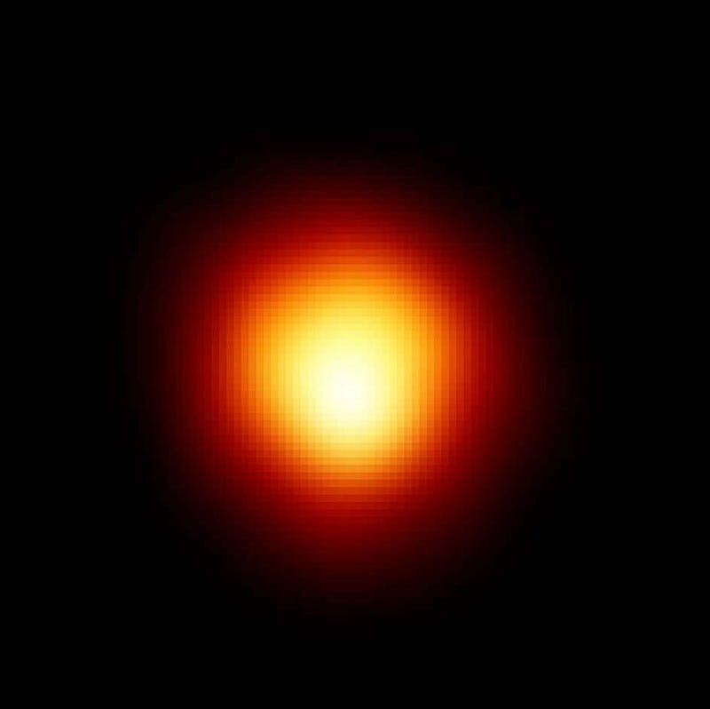 The first direct image of a star's disk, Betelgeuse, by Hubble