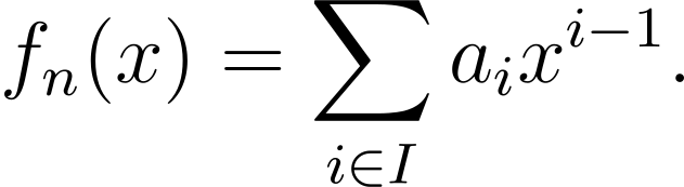 Polynomial representation of n