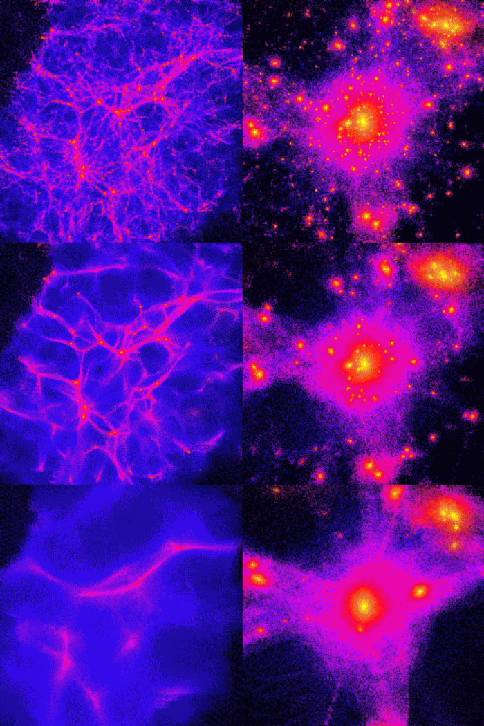 Dark matter structures and observable galaxies